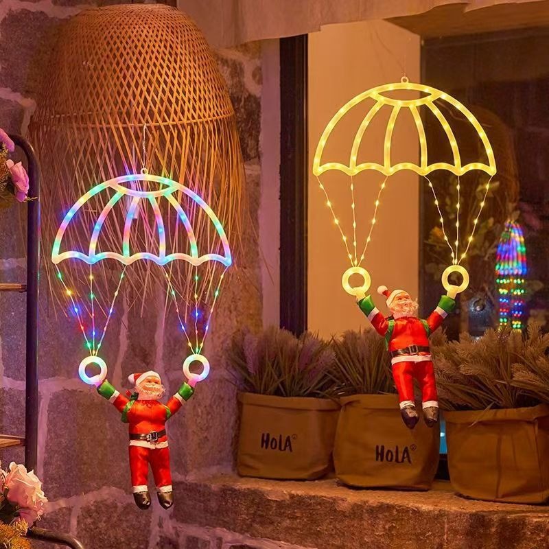 Outdoor Lighting Xmas - Świąteczne lampki LED w kształcie spadochronu
