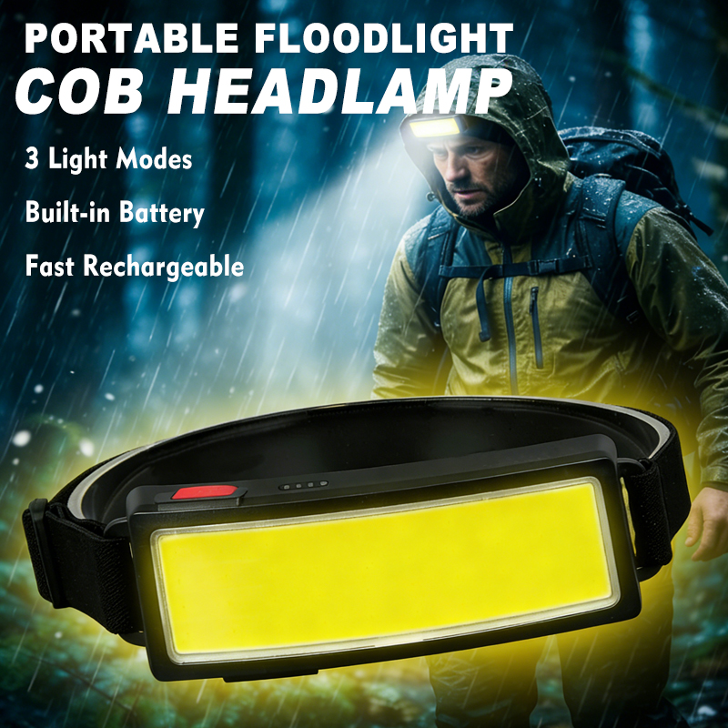 Led Flood Light - Mocna latarka czołowa COB LED, 4