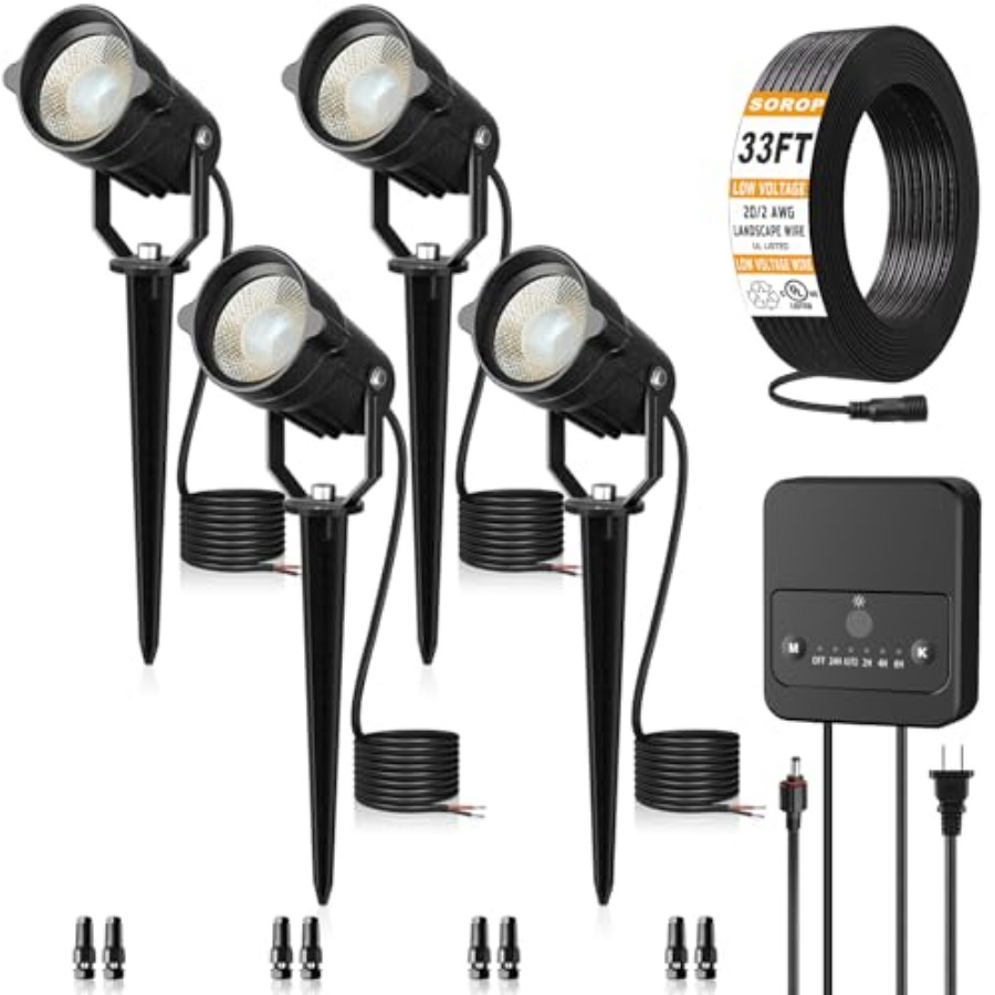 Outdoor Lighting Kits Low Voltage - Zestaw oświetlenia ogrodowego, niskonapięciowe lampy ogrodowe