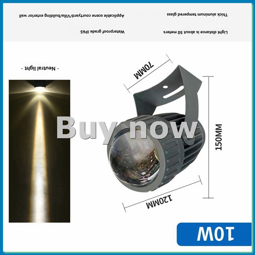 Outdoor Lighting Led - Zewnętrzne reflektory LED ogrodowe ścienne 10W