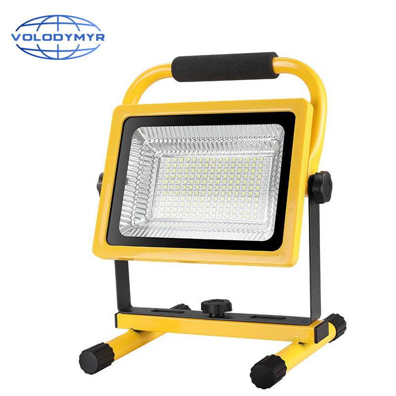 Led Flood Light - VOLODYMYR LED Akumulatorowa Przenośna Lampa Robocza