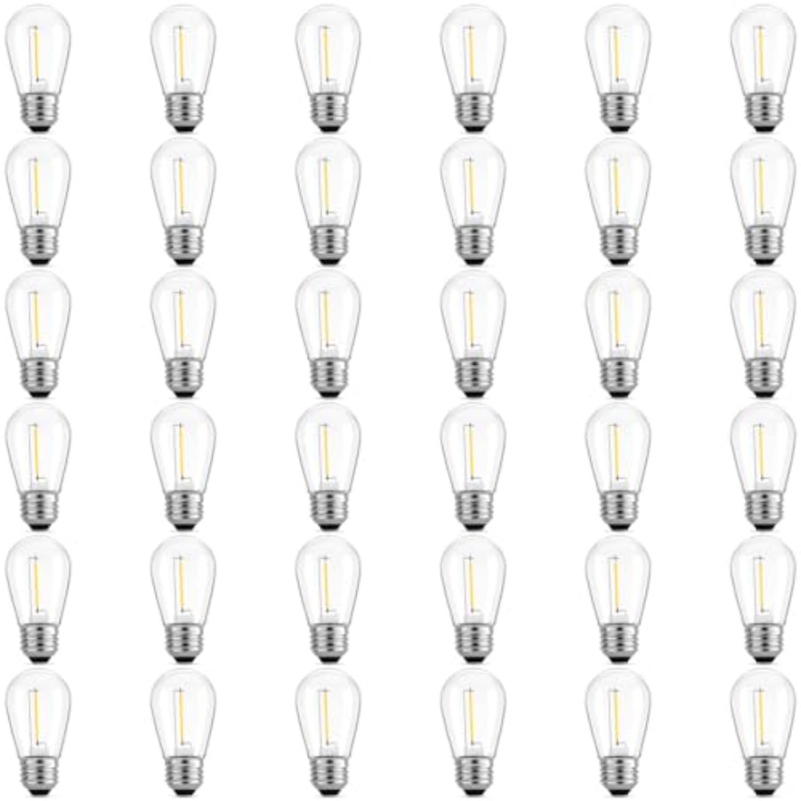Outdoor Lighting Led - 36 sztuk żarówek LED S14 do