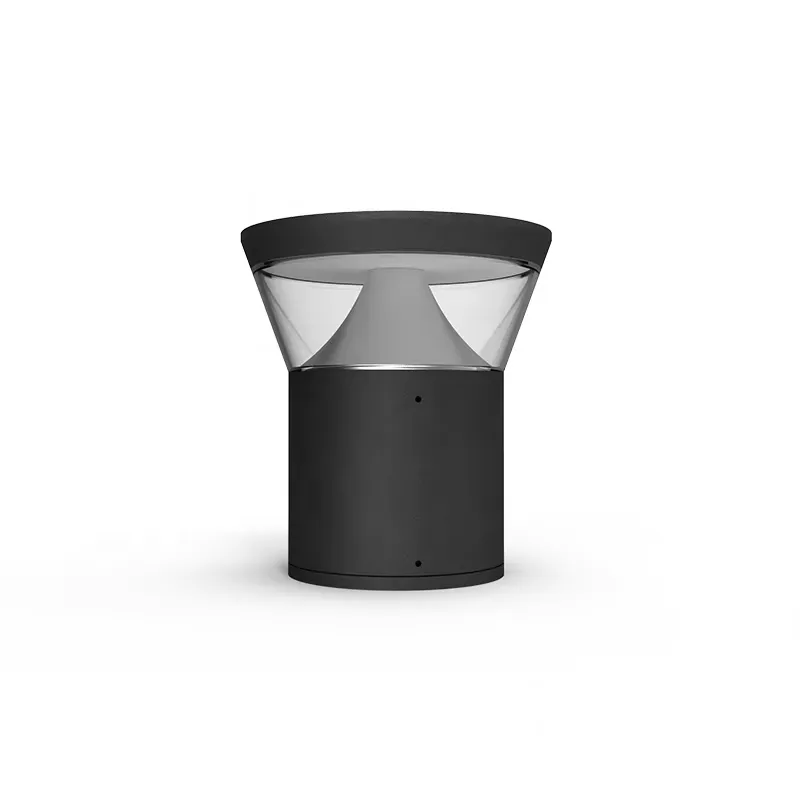 Outdoor Yard Lighting Fixtures - Nowoczesna zewnętrzna lampa słupkowa LED do