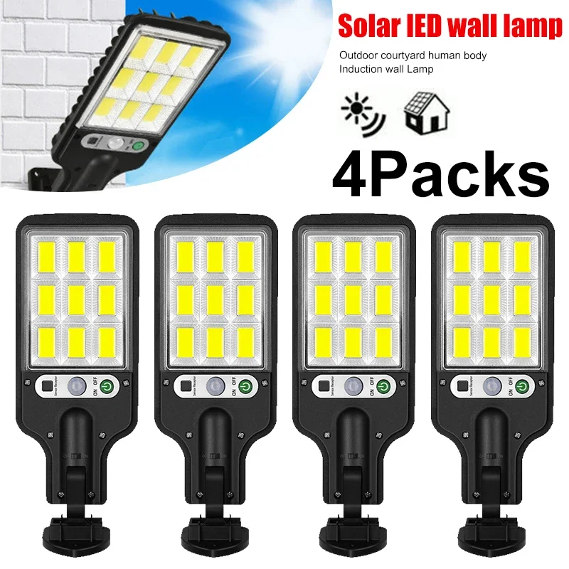 Outdoor Lighting Led - Mocna LED-owa lampa solarna zewnętrzna do