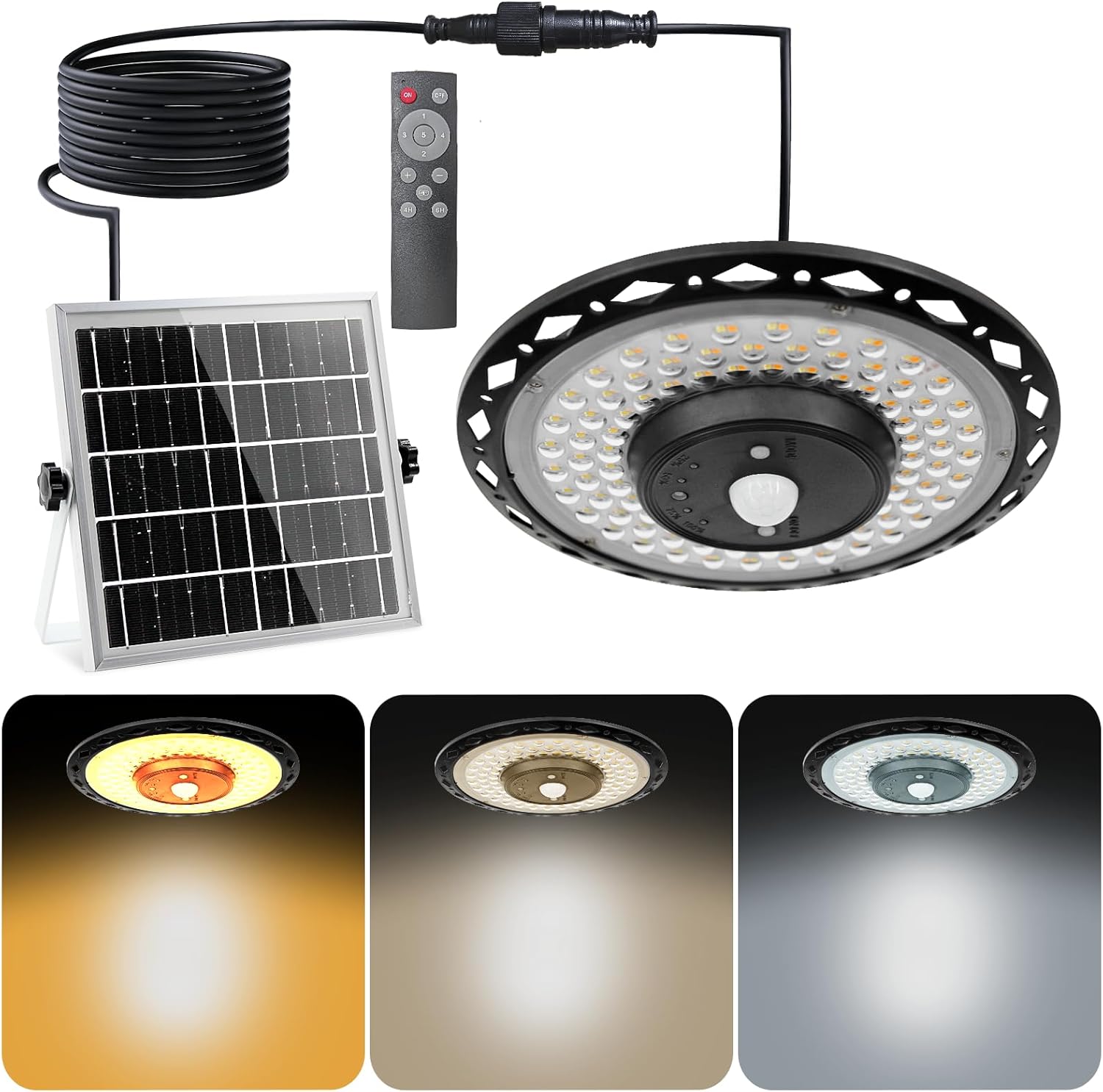 Outdoor Lighting Experts - Zewnętrzna słoneczna lampa uliczna UFO, zewnętrzny