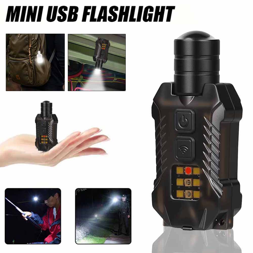 Led Flood Light - Akumulatorowa, mocna latarka EDC, przenośna, z