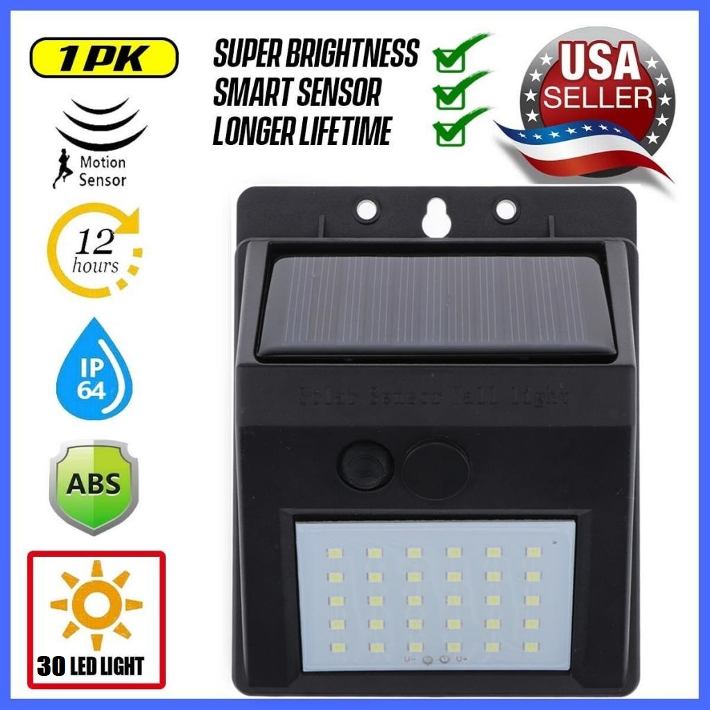 Outdoor Yard Lighting Fixtures - Zewnętrzna solarna lampa ścienna LED, wodoodporna