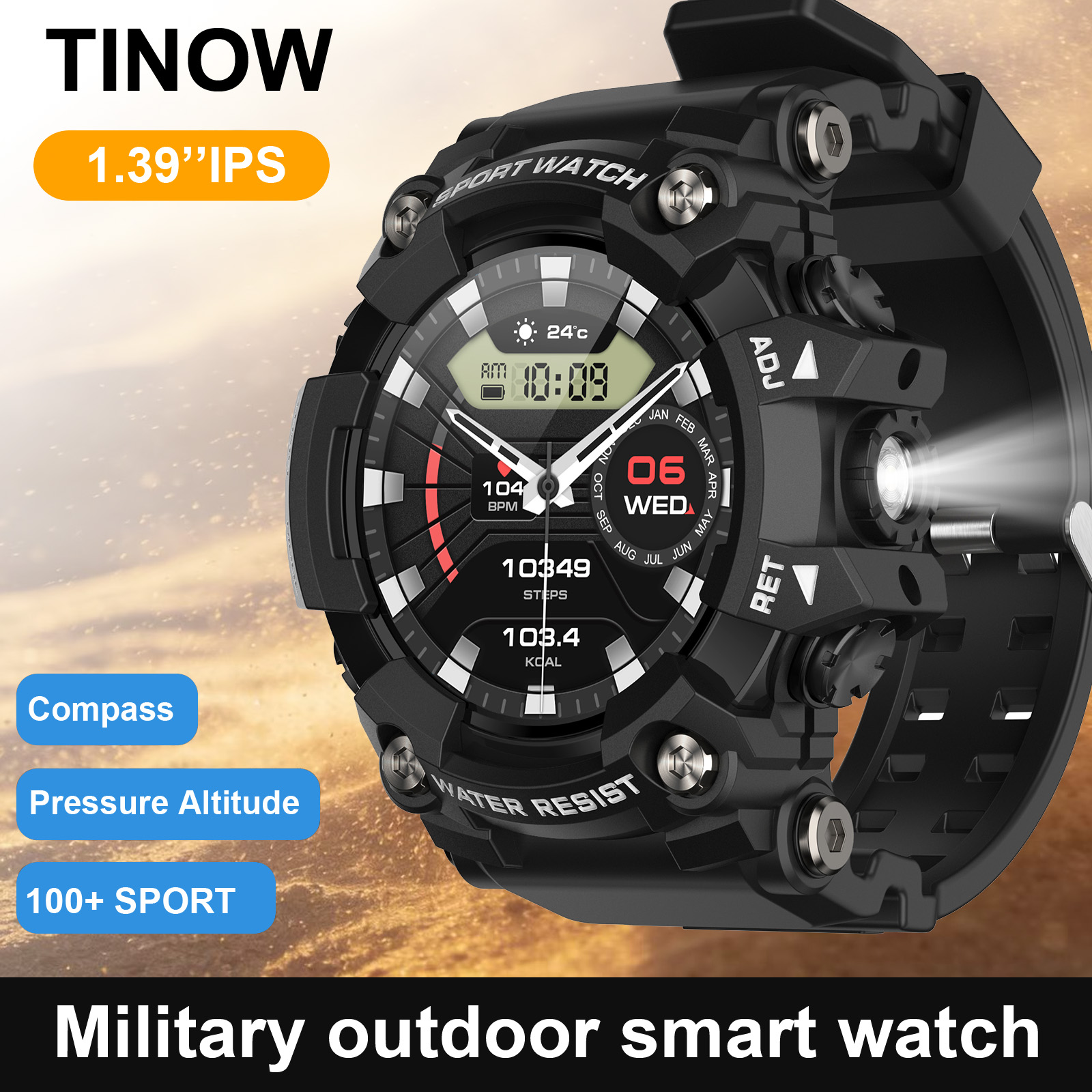 Zewnętrzny smartwatch Realtek  – Outdoor Lighting Ip Rating recenzja i cena