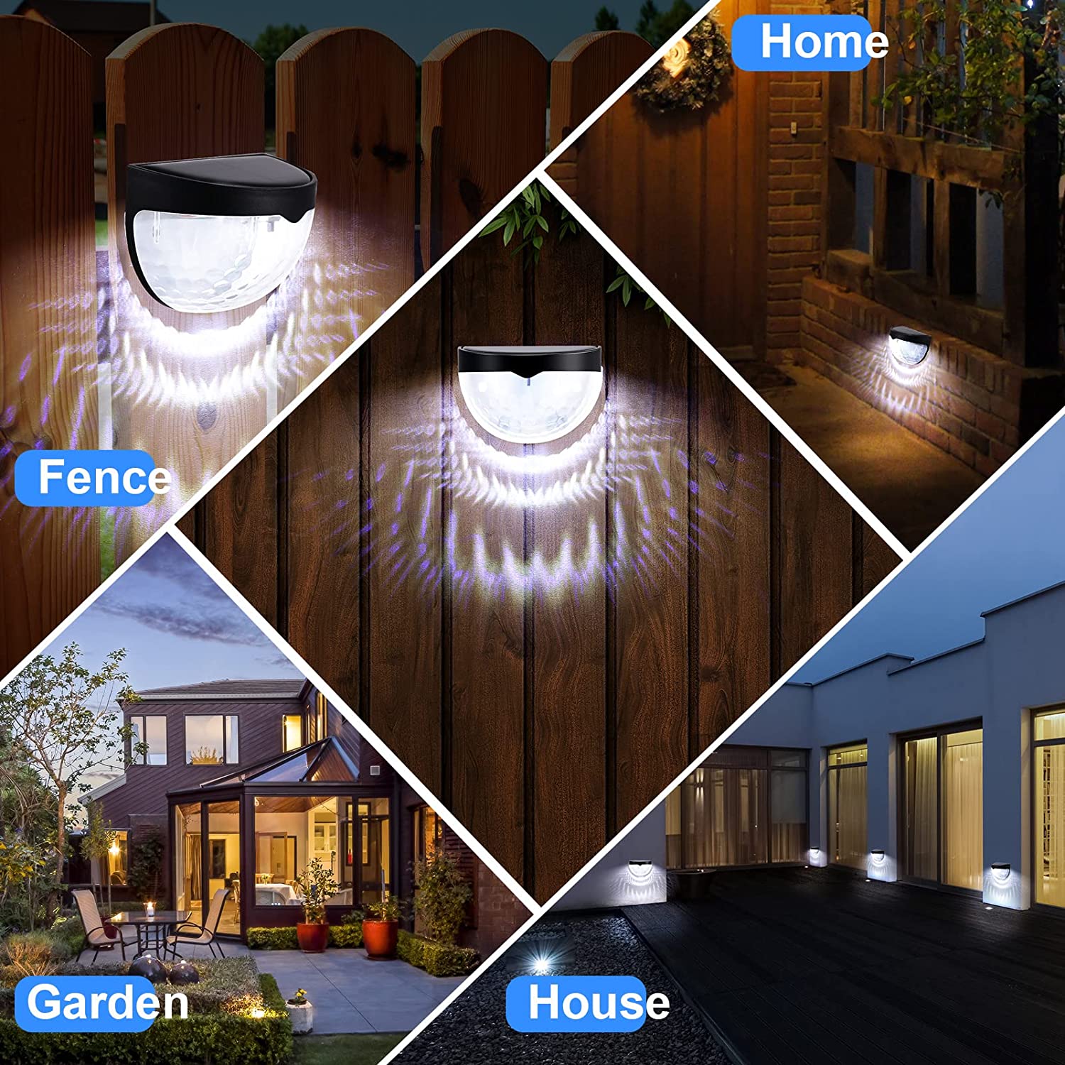 Zewnętrzne lampy solarne LED,  – Outdoor Lighting Xmas recenzja i cena