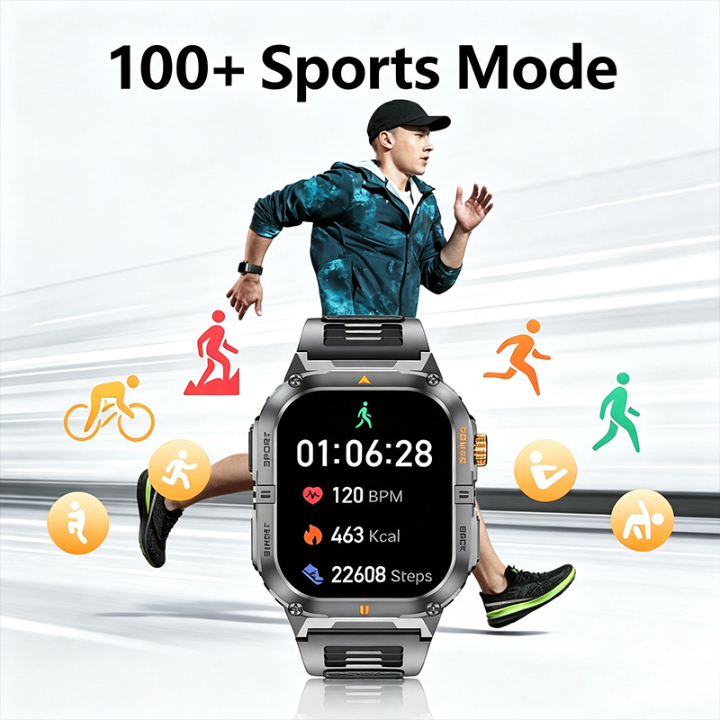 Wytrzymały wojskowy smartwatch – Outdoor Lighting Ip Rating recenzja i cena