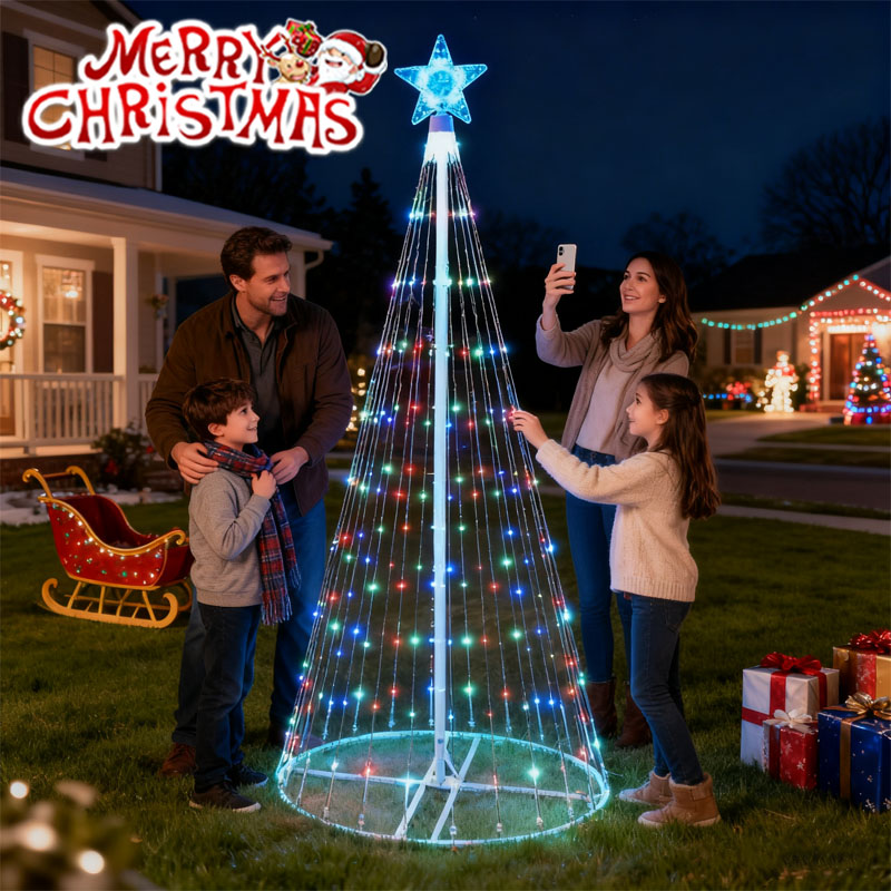Lampki LED w kształcie wodospa – Outdoor Lighting Xmas recenzja i cena