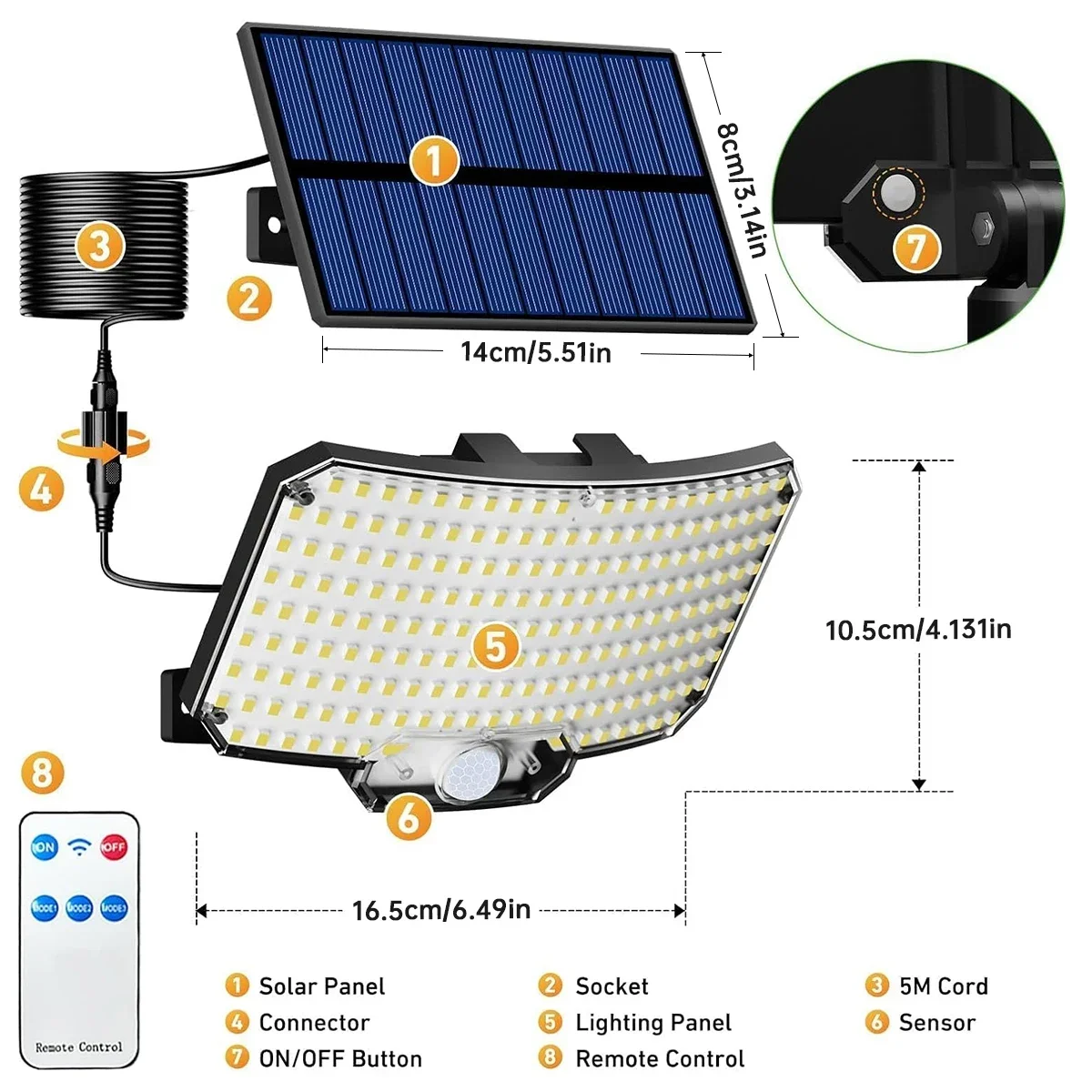 234 LED Solarne Lampy Zewnętrz – Wall Lighting Outdoor recenzja i cena