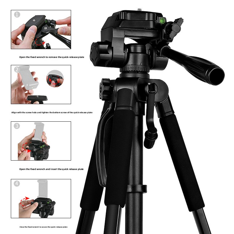 Regulowany uchwyt do telefonu  – Outdoor Lighting Video Shooting recenzja i cena