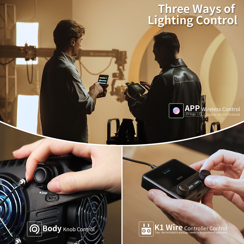 ZHIYUN MOLUS B100 B200 B500 B3 – Outdoor Lighting Video Shooting recenzja i cena