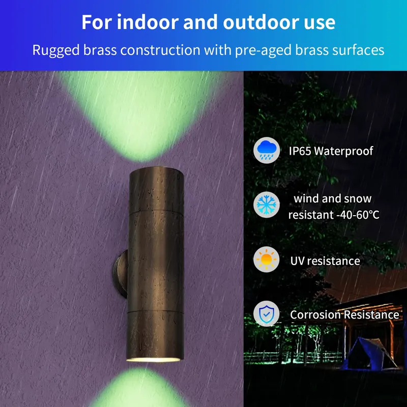 Wytrzymała mosiężna zewnętrzna – Wall Lighting Outdoor recenzja i cena