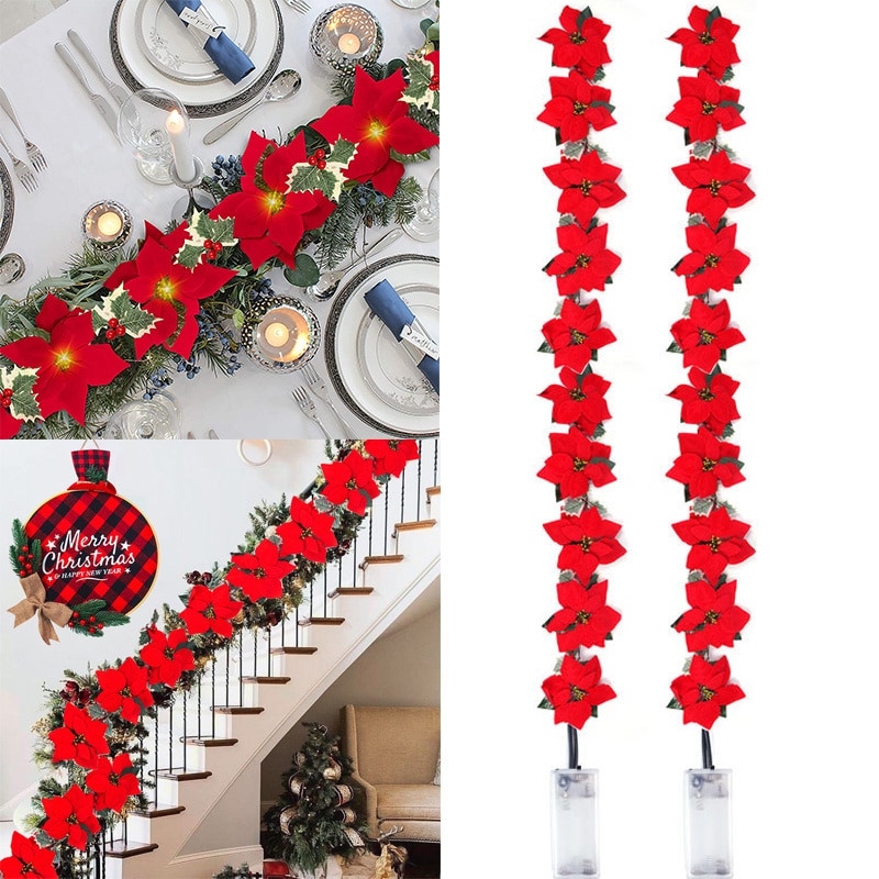 2/3m Boże Narodzenie Poinsetti – Outdoor Lighting Xmas recenzja i cena