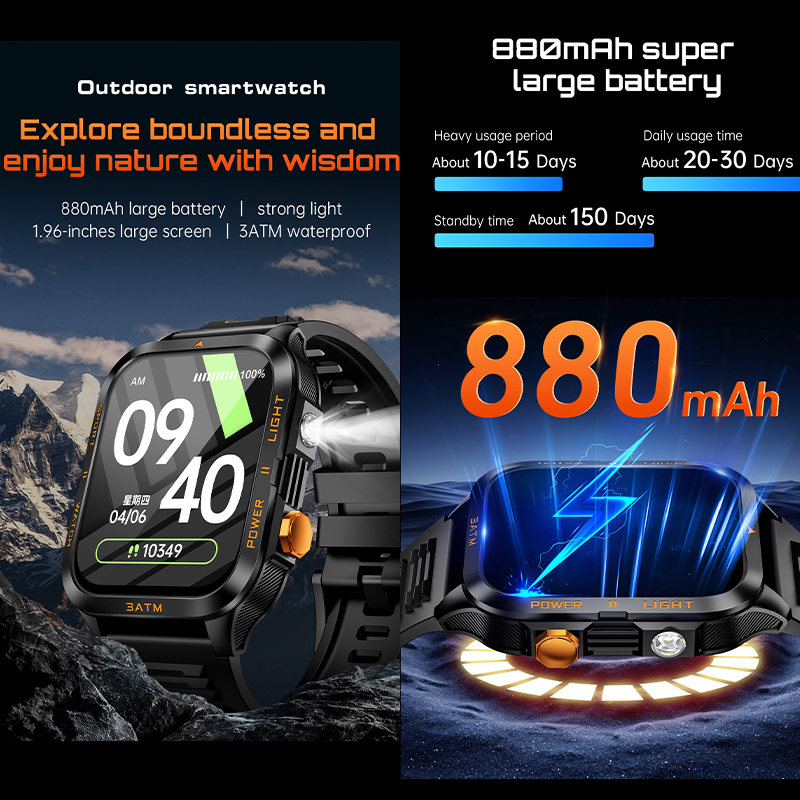 Nowy męski smartwatch 2026, 3A – Outdoor Lighting Ip Rating recenzja i cena