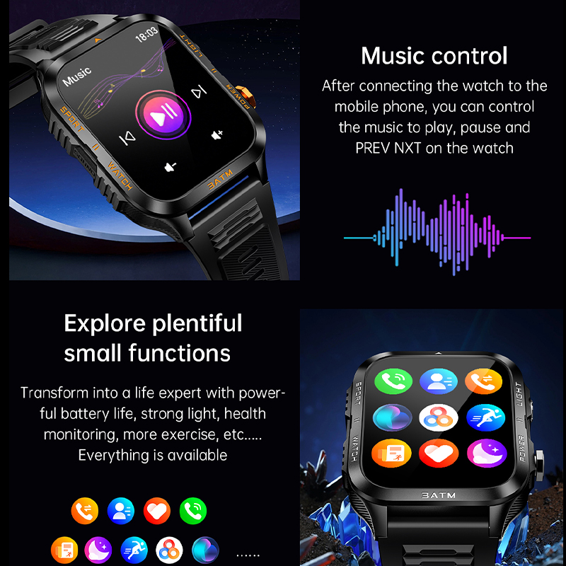 Nowy męski smartwatch 2026, 3A – Outdoor Lighting Ip Rating recenzja i cena