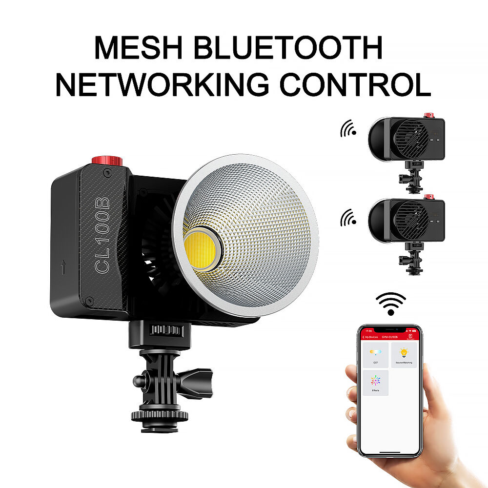 GVM CL100B Przenośna Dwukoloro – Outdoor Lighting Video Shooting recenzja i cena