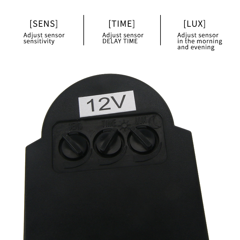 12V czujnik ruchu 220V/110V cz – Outdoor Lighting With Outlet recenzja i cena