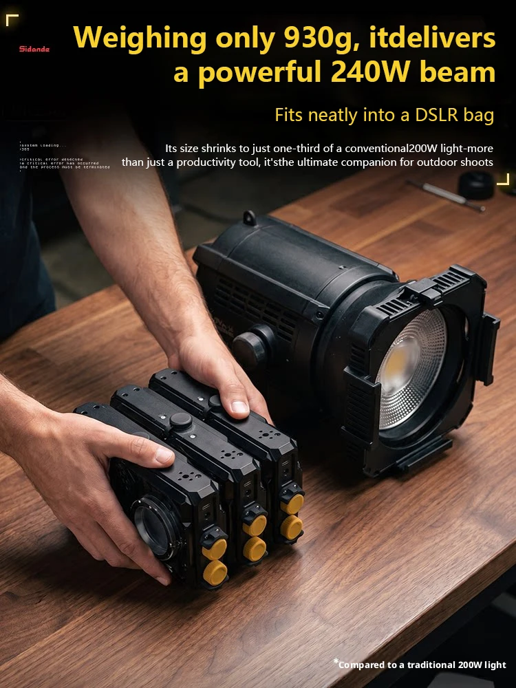 Sidande Q240C 240W Pełnokoloro – Outdoor Lighting Video Shooting recenzja i cena