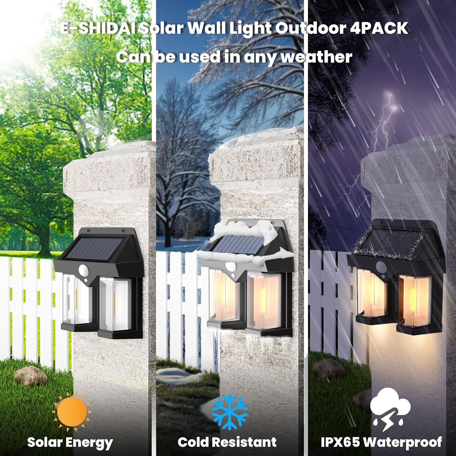 Solarna lampa ścienna w stylu  – Outdoor Lighting With Outlet recenzja i cena