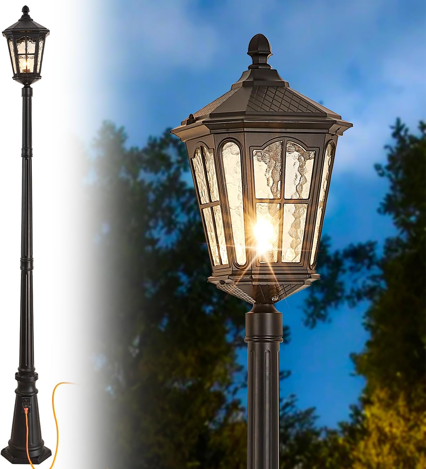 Wodoodporna zewnętrzna lampa s – Outdoor Yard Lighting Fixtures recenzja i cena