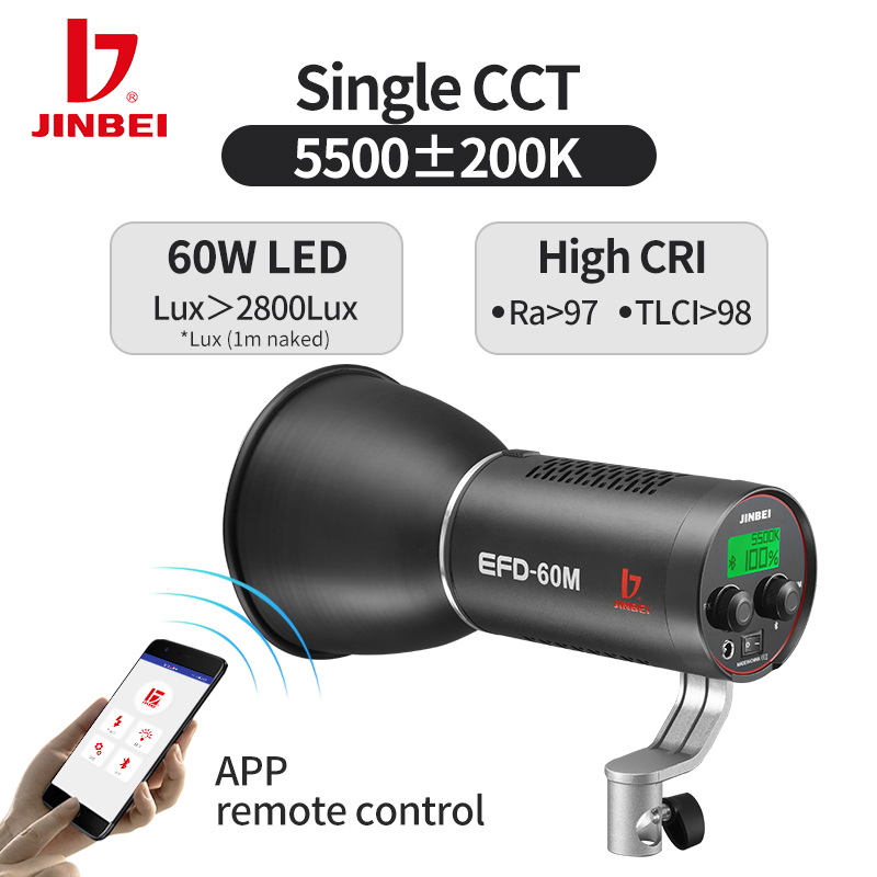 JINBEI EFD-60M Wysokiej jakośc – Outdoor Lighting Video Shooting recenzja i cena