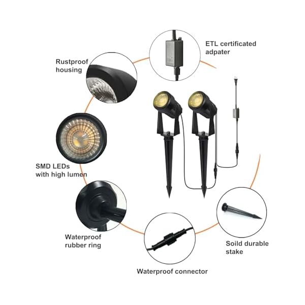 10 wodoodpornych reflektorów L – Outdoor Lighting Kits Low Voltage recenzja i cena