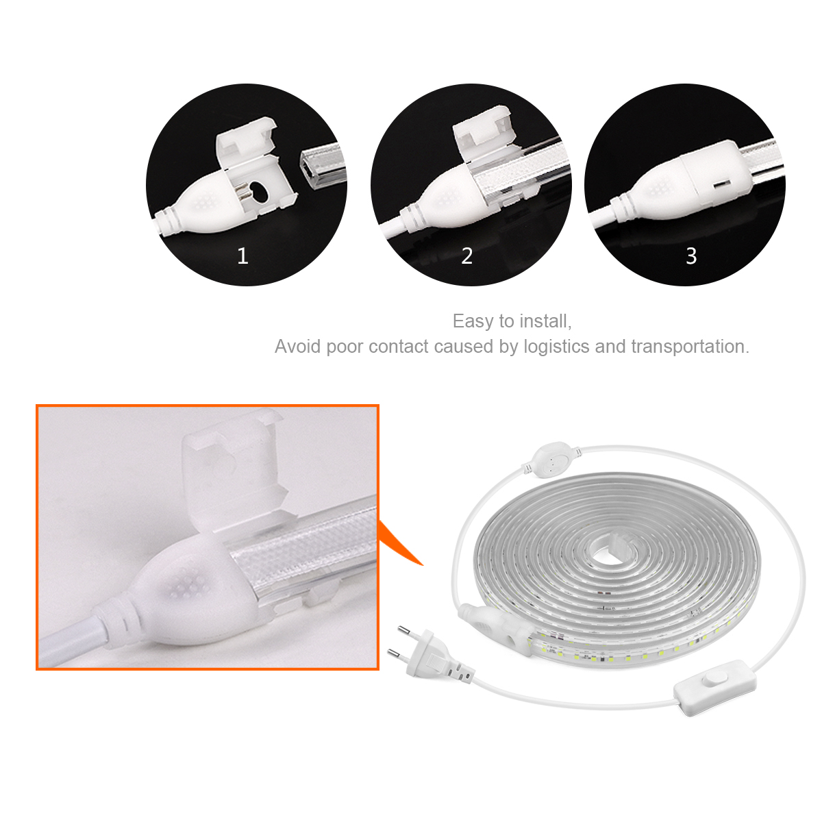 Wysoka jasność Taśma LED 2835  – Outdoor Lighting Strip recenzja i cena