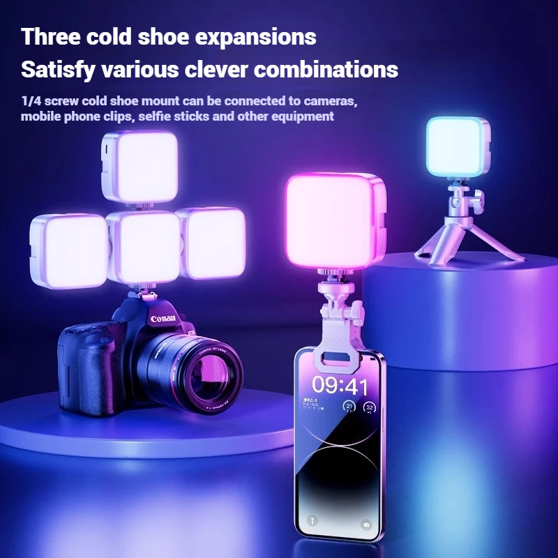 Mini RGB LED Lampa Wideo, Akum – Outdoor Lighting Video Shooting recenzja i cena