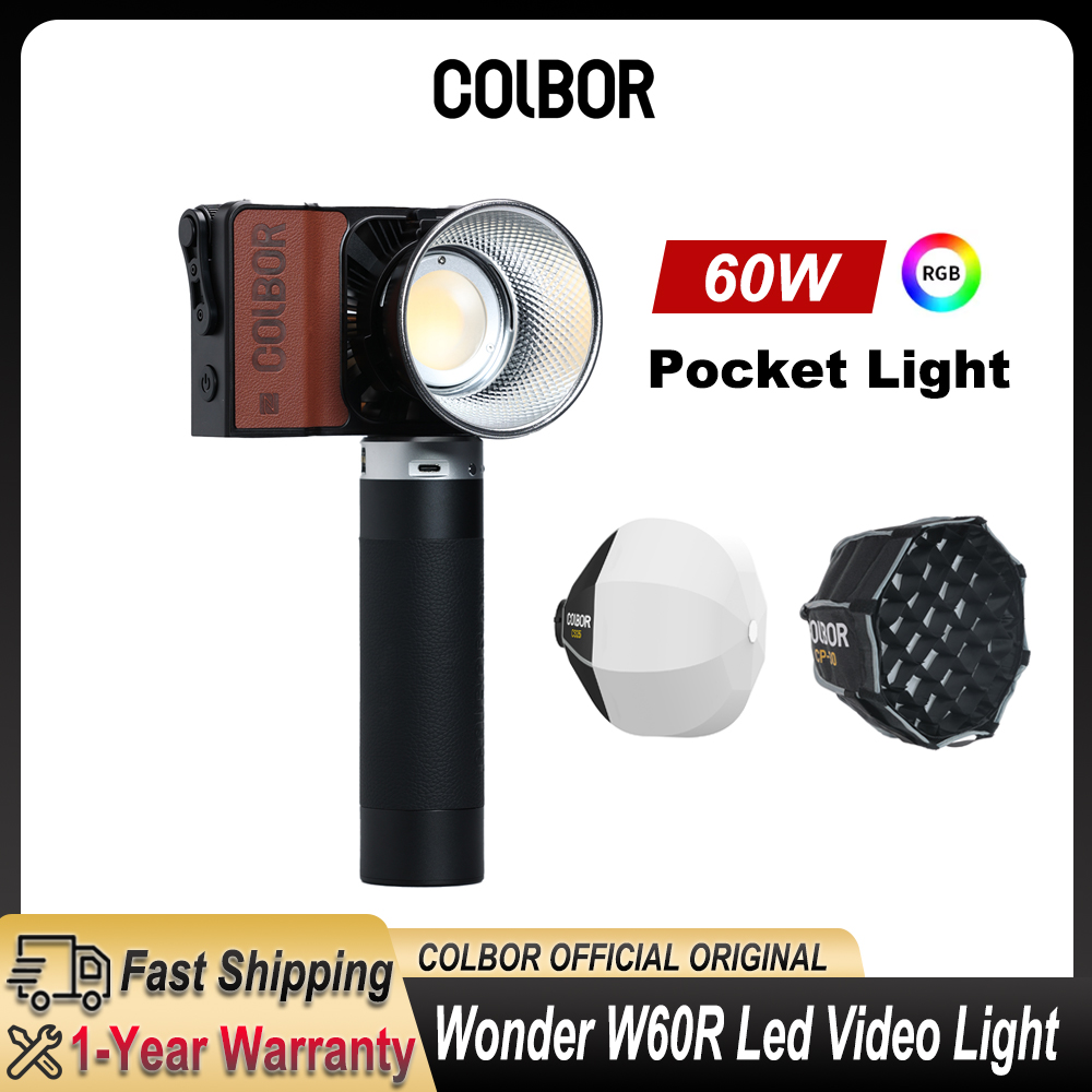 Colbor Wonder W60 RGB LED Lamp – Outdoor Lighting Video Shooting recenzja i cena